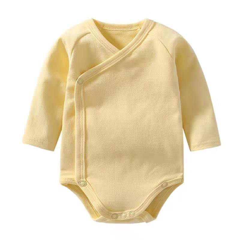 OEM service 100% cotton newborn baby clothes long full sleeve baby rompers baby clothing