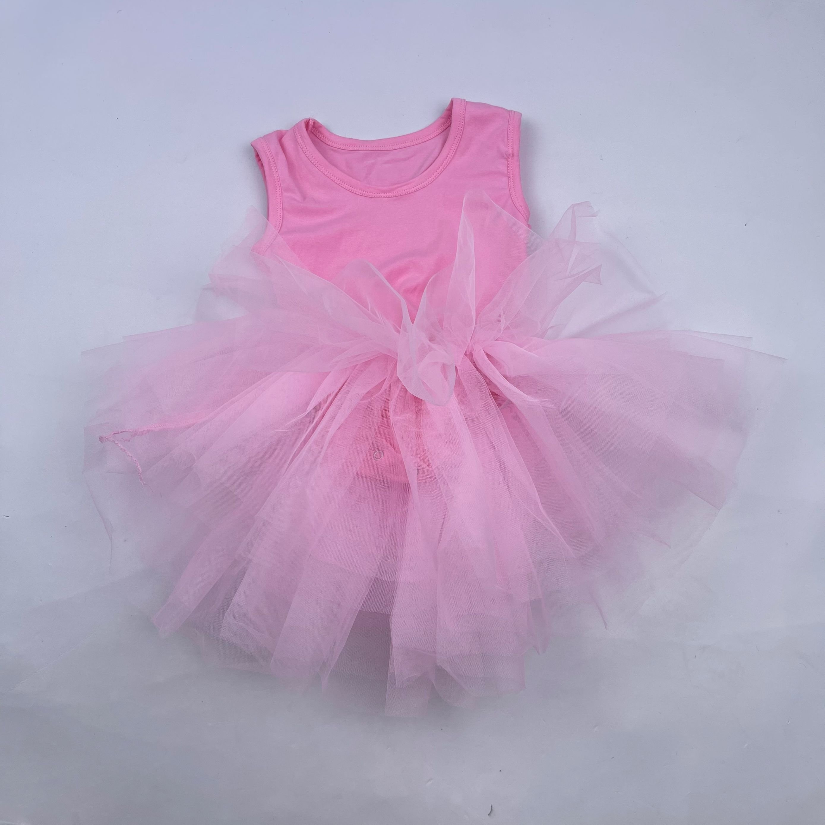 Qingli Baby Girl Tutu Romper Sleeveless Baby Romper Dress Purple Leotards With Skirt