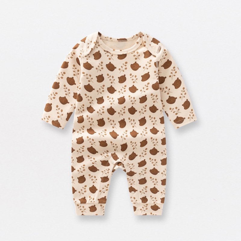 2024 New born custom organic viscose baby infant rompers 0-3 months cotton newborn clothing boy clothes kids baby pajamas