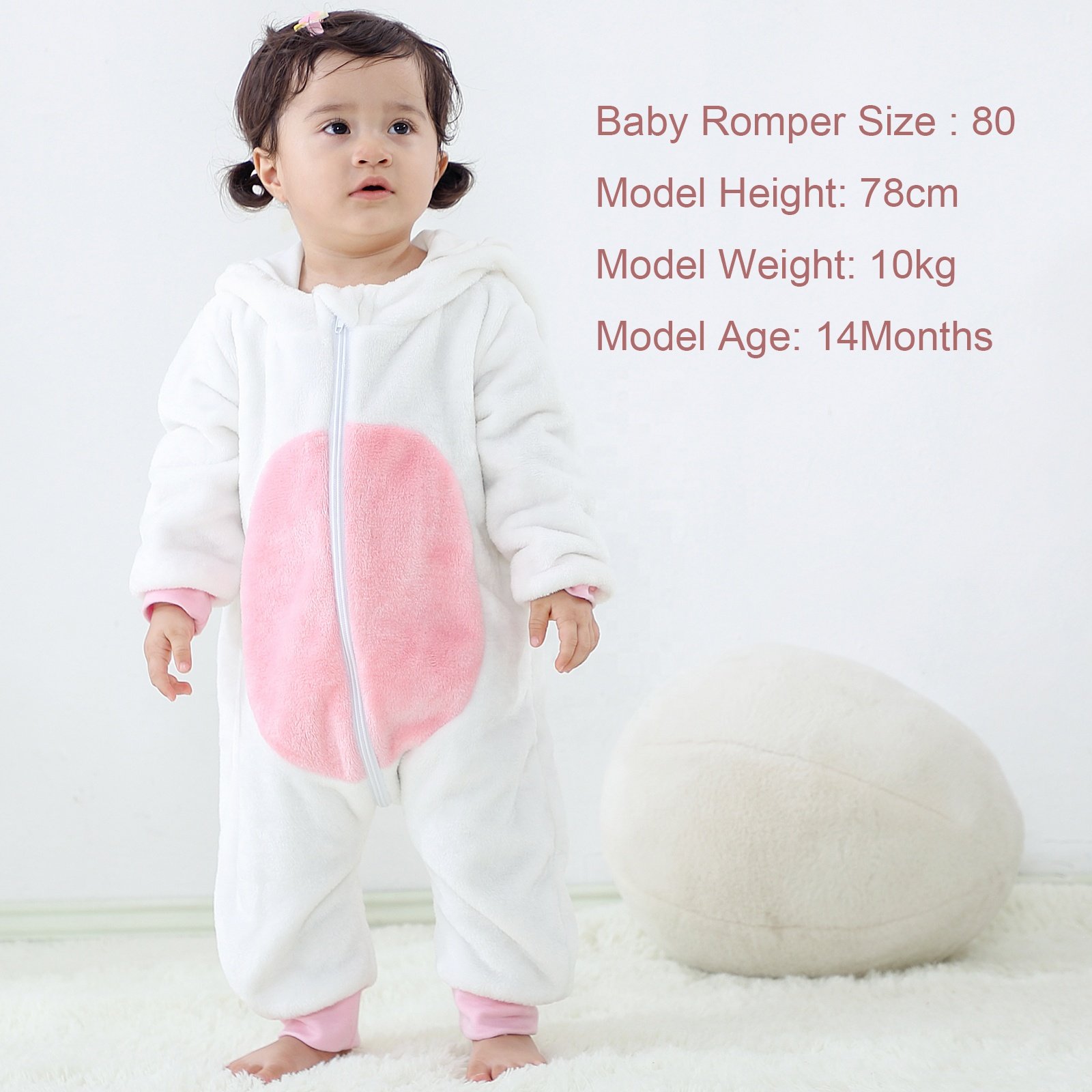 Michley Unicorn Boys Costumes Cartoon Hooded Jumpsuit Baby Girl Romper Ready to Ship Christmas Full Cute Customize Casual Unisex