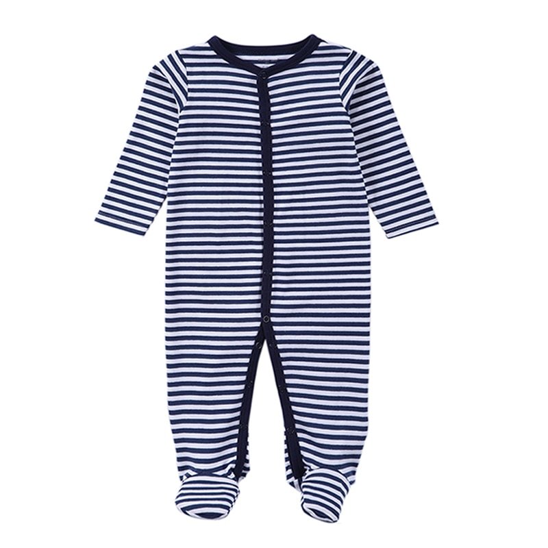 Infant Footed Romper 100% Organic Cotton Wholesale Best Baby Rompers Toddler Newborn Baby Girl Boys Kids Romper Jumpsuit Clothes