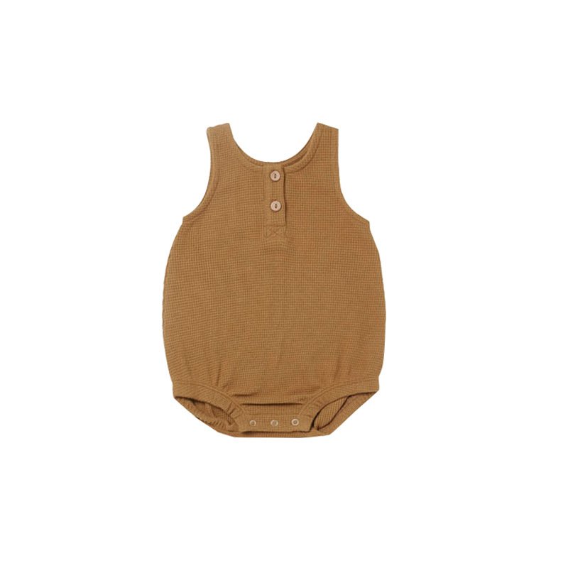 Onesie baby clothes baby sleeveless solid color vest romper clothes baby romper clothes