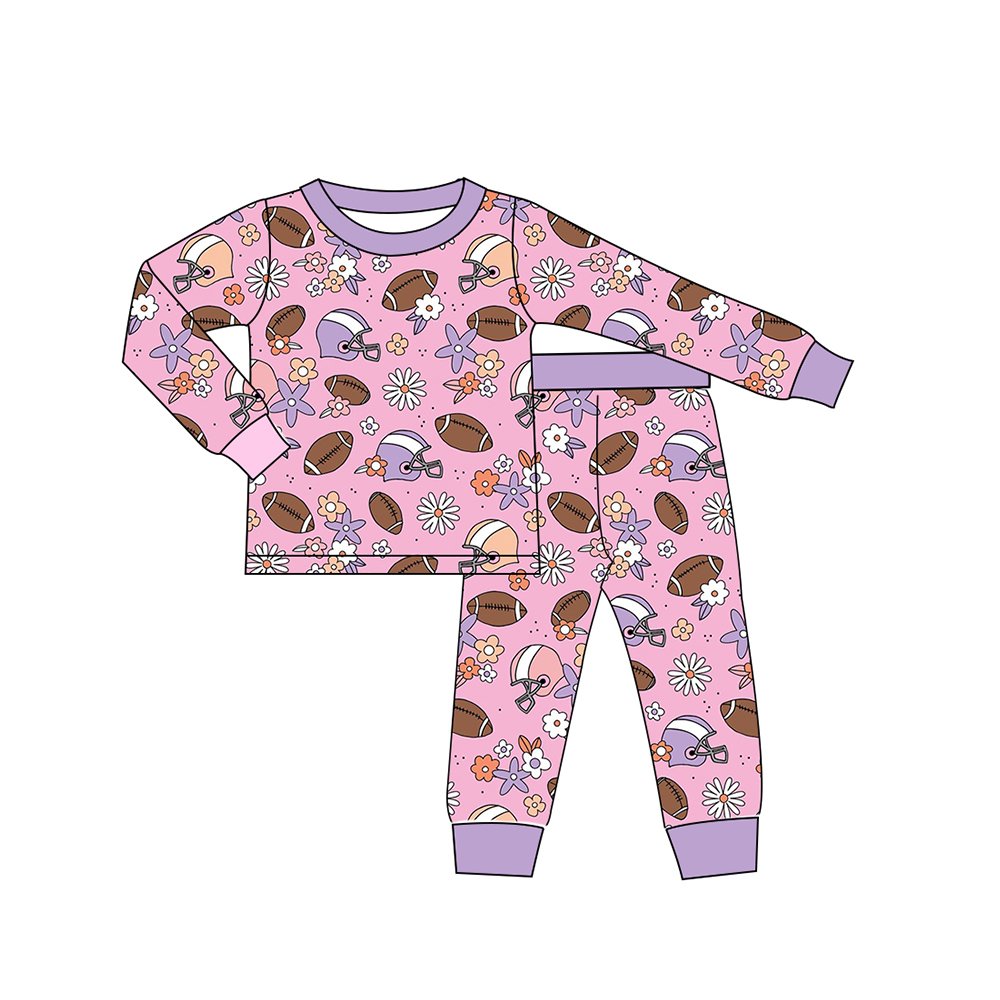 High quality wholesale OEM low price bamboo Design New Born Baby Romper cute football bamboo pajama