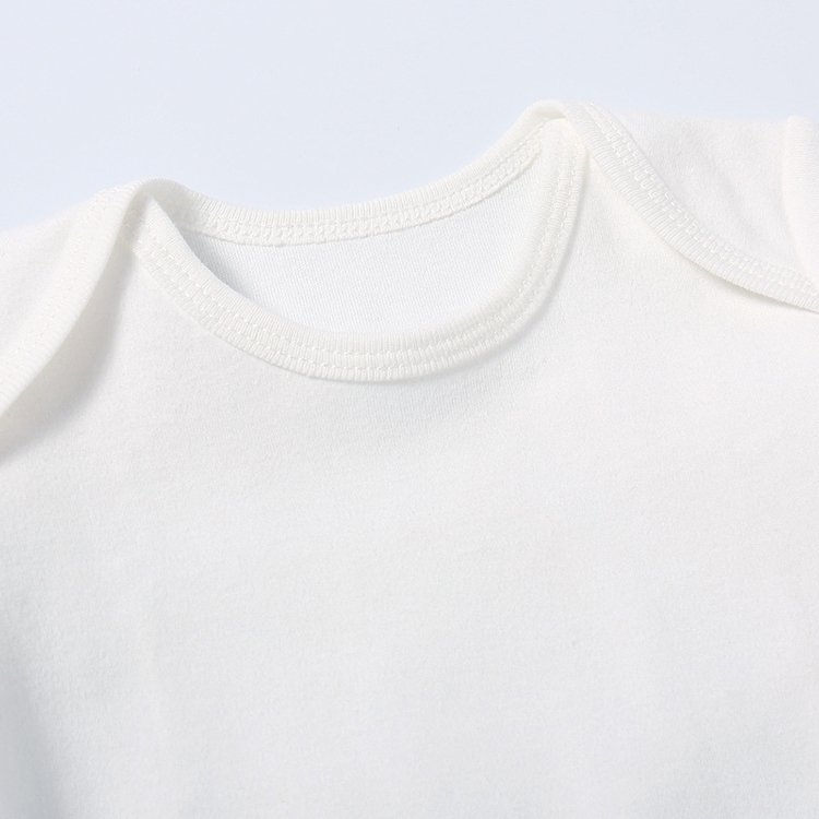 Unisex Infant Jumpsuit Baby Clothes Printing Long Sleeve 100% Cotton Plain Baby Romper