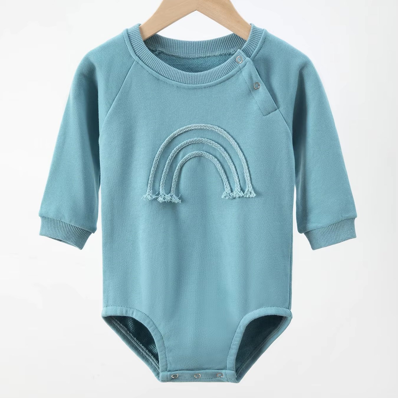 Fall winter kids 2024 High quality comfortable Boutique long sleeve cotton baby rompers