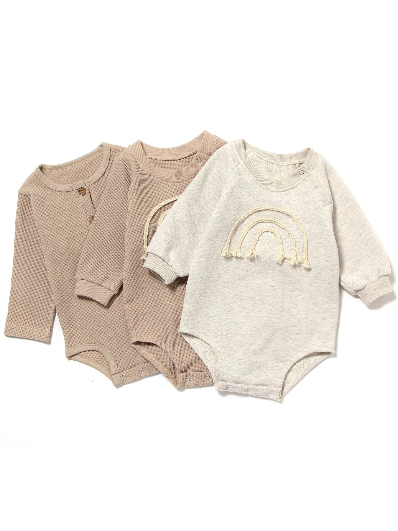 Fall winter kids 2024 High quality comfortable Boutique long sleeve cotton baby rompers