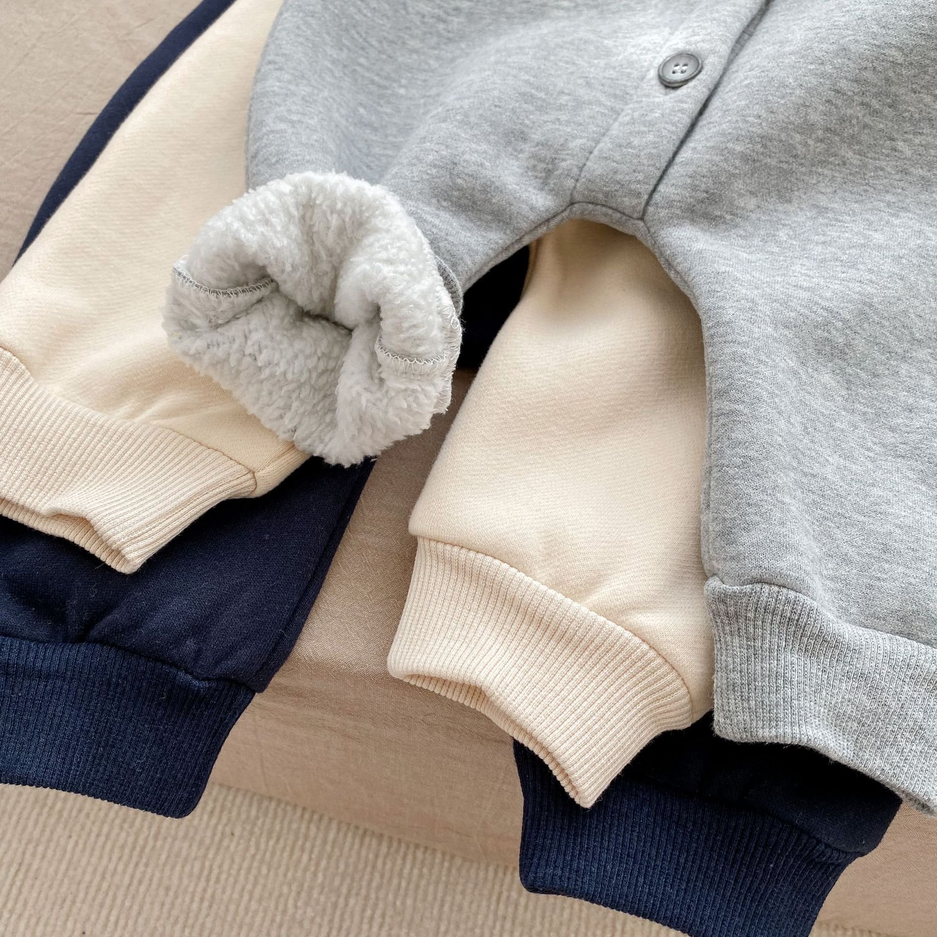 Infant clothes baby romper winter thick baby clothes jumpsuit