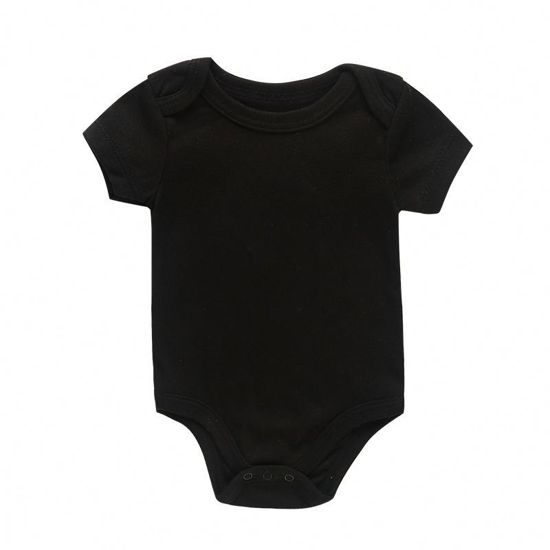 Cotton Bodysuit Summer Custom Print Sleepsuit Eco Friendly Romper Babi Organic Sustainable Baby Onesie