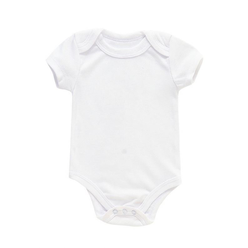 Cotton Bodysuit Summer Custom Print Sleepsuit Eco Friendly Romper Babi Organic Sustainable Baby Onesie
