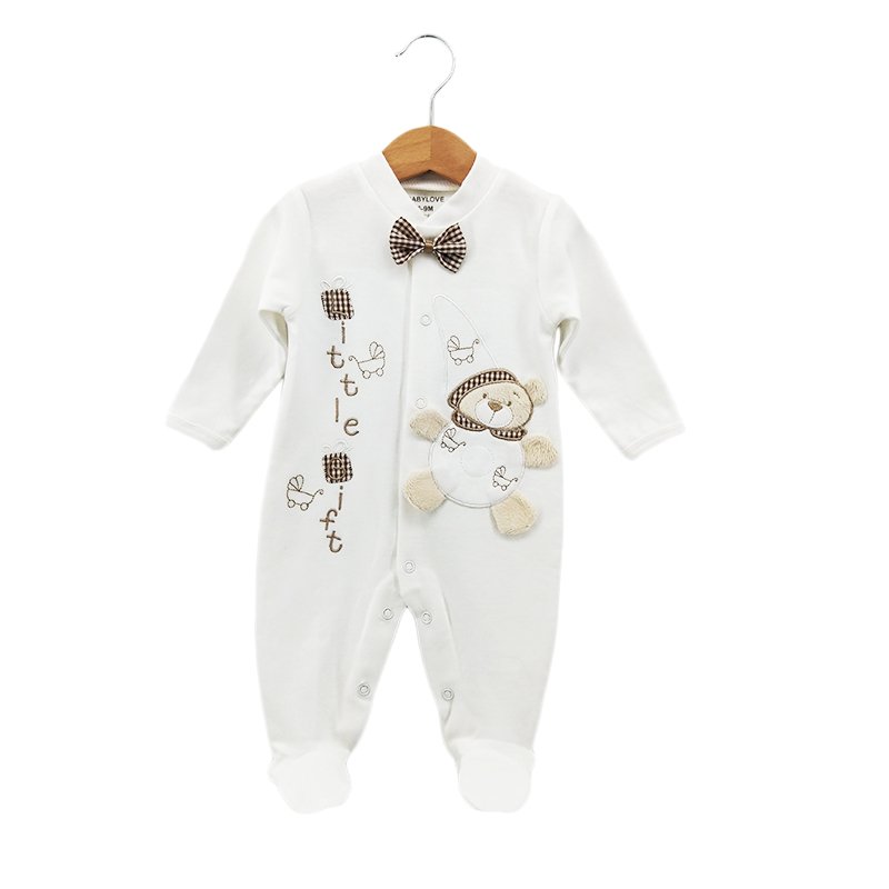 Factory Sell High Quality Baby Romper, Infant Onesie Bodysuit with cute bear pattern