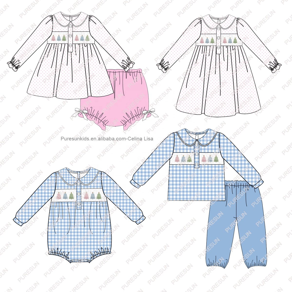 2023 Valentine's toddler girls clothing scalloped long sleeve baby girls' rompers woven cotton newborn baby girl jumpsuits