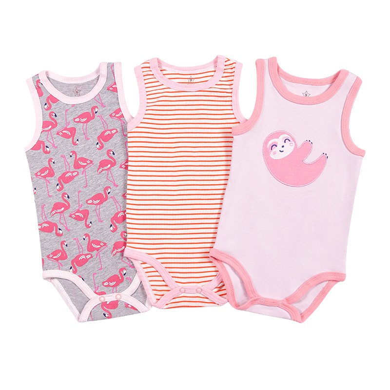 Summer Sleeveless 3-24 months Baby Clothes Newborn Infant Onesie Pajamas Baby Romper Clothes For Baby Boys Girls