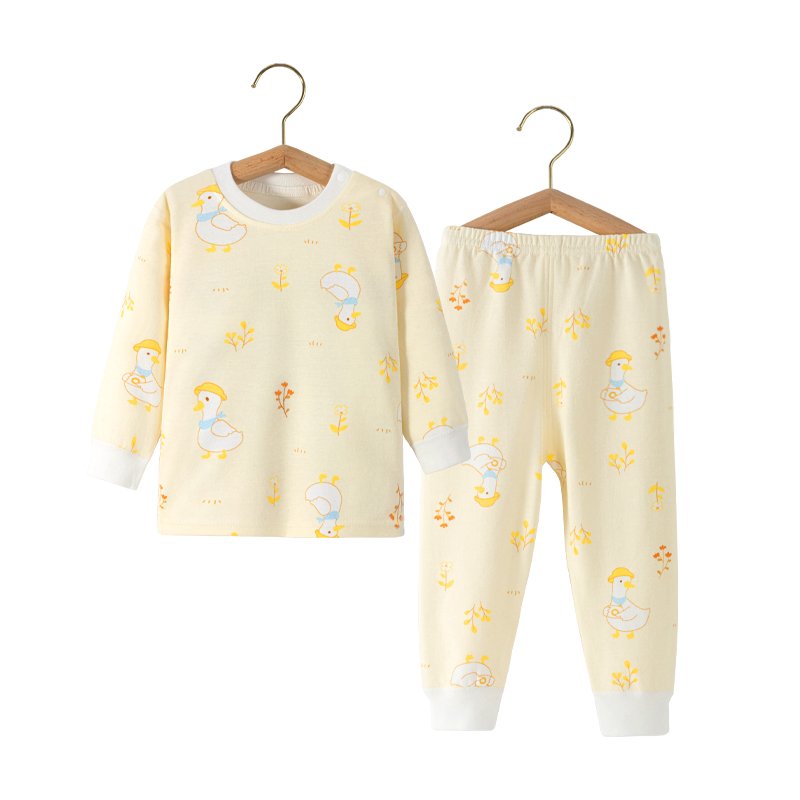 Children's cotton long Johns set Spring and Autumn baby cotton thermal underwear boys and girls pajamas autumn clothes