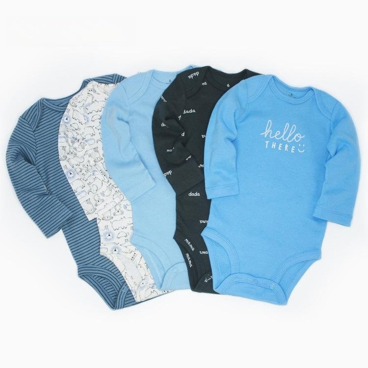 YKT19 High quality baby cotton Rompers cute baby crawling pants soft and comfortable cartoon printed jumpsuit