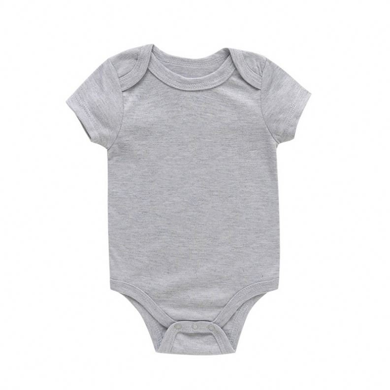 Organic New Style Romper Pima Clothe: ; Short Sleeves Baby Pajamas Supima Cotton Cloth Support Odm