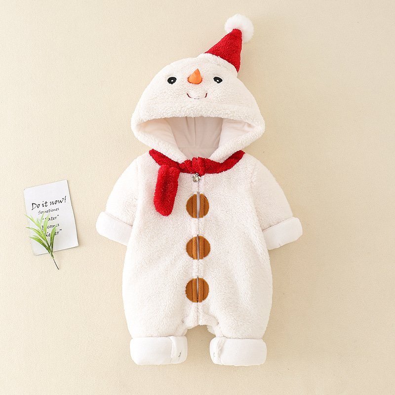 2024 New Winter Onesie Baby Long Sleeve Romper Super Cute Baby Cotton Romper Baby Rompers