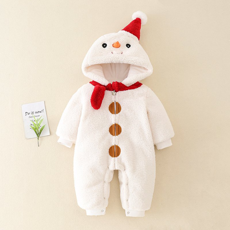 2024 New Winter Onesie Baby Long Sleeve Romper Super Cute Baby Cotton Romper Baby Rompers