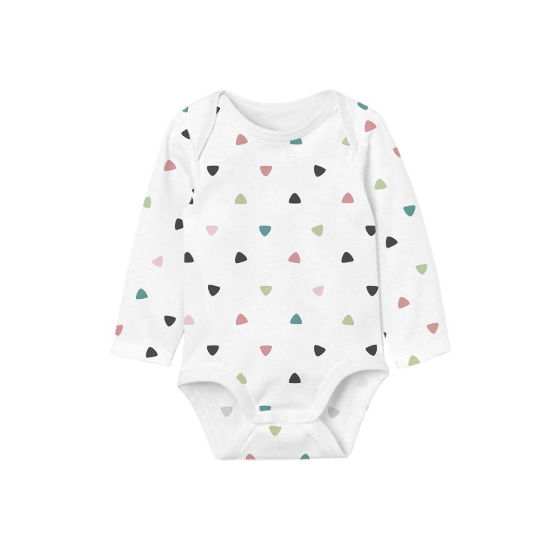 Customize Label Baby Clothes Organic Cotton Bamboo Ribbed Baby Clothing Newborns Bodysuit Baby Girl Romper Full Oem Custom Print
