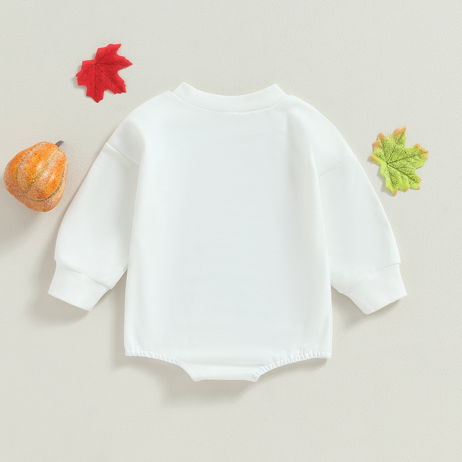 High Quality Halloween Cotton Soft Jumpsuit Boutique Letter Long Sleeve Clothes Baby Romper