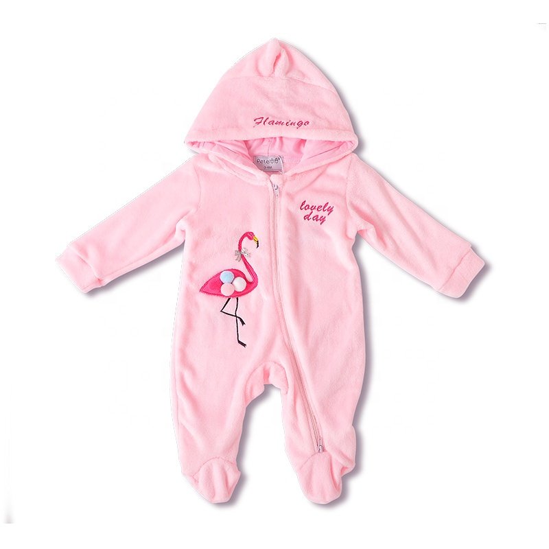 New Born Baby Clothes Rompers Animal Coral Fleece Winter Kids Jumpsuit Baby Romper Sets