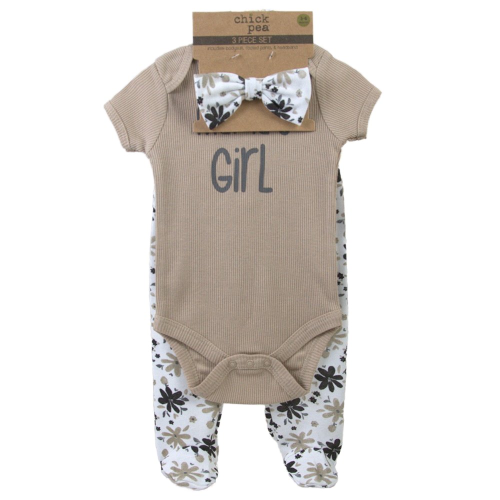 100% Cotton Infant Pajamas Newborn 3-Piece Suit Romper Baby Clothes baby hat bodysuit pants 3 pack set