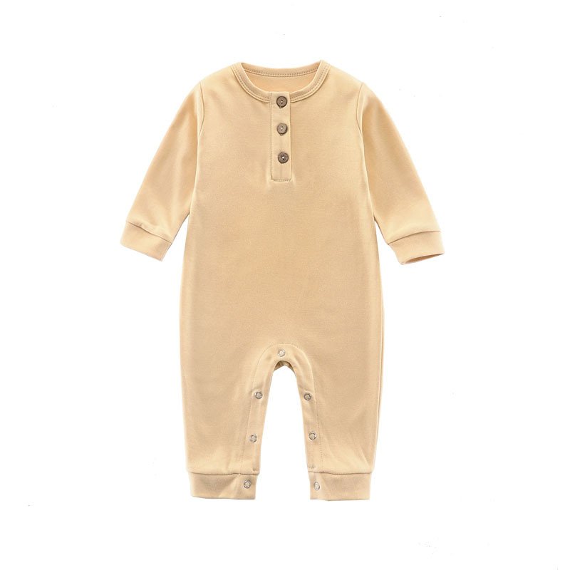 2024 newborn winter kids clothes wholesale baby blank open footie baby gown long sleeve infant baby rompers