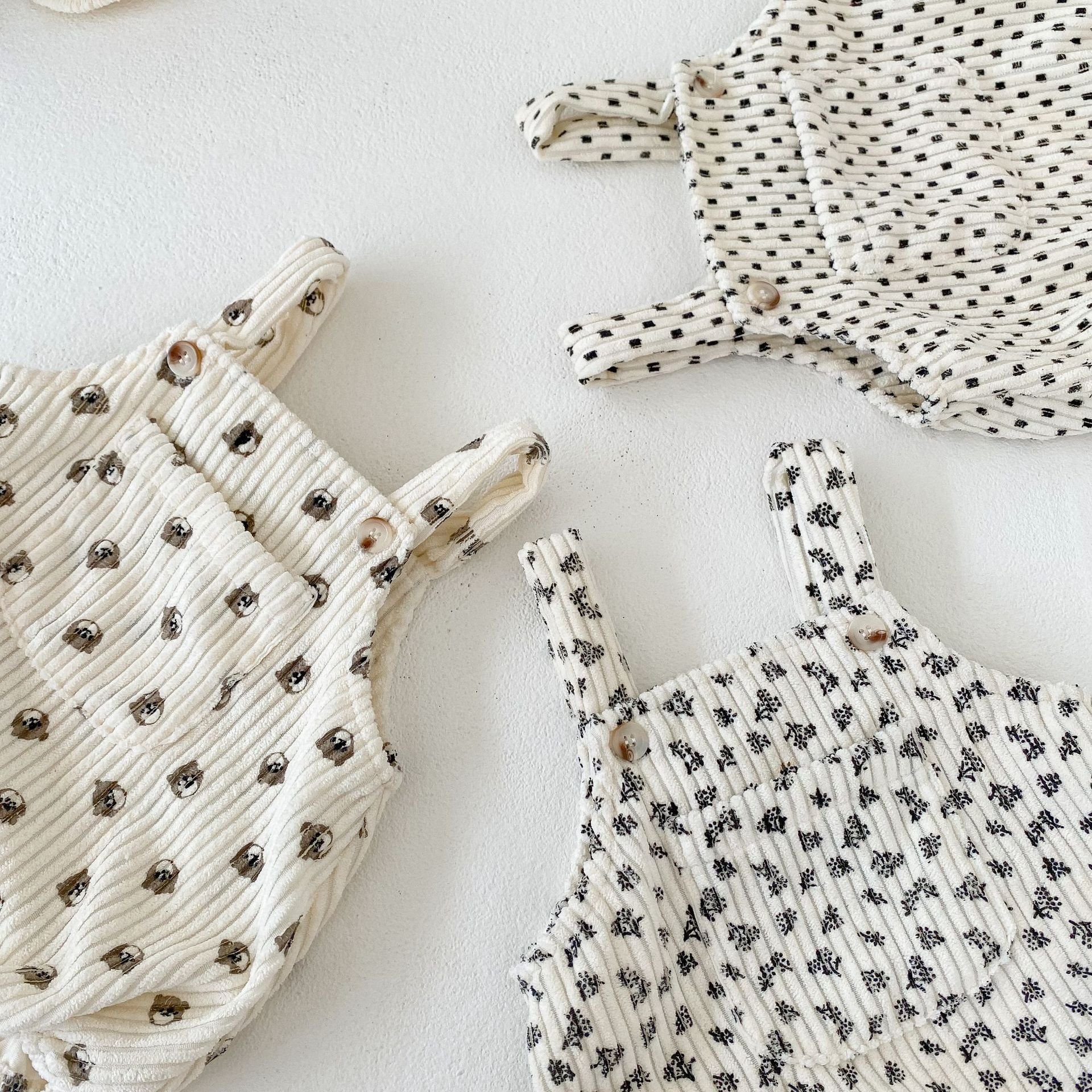 Customized Newborn Baby Crawling Suit Boys Girls Cute Summer Bodysuit Cotton Printed Bubble Baby Romper