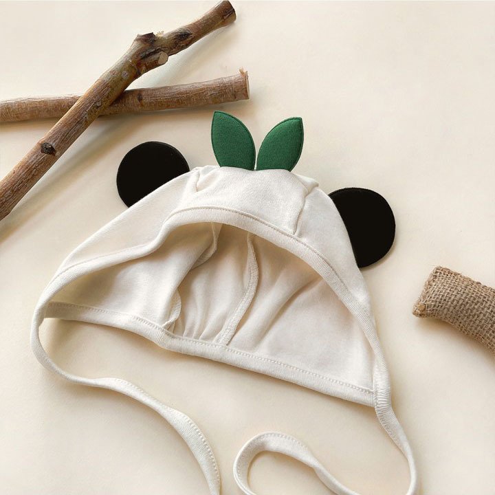 High Quality Cute Cartoon Chinese Panda Printing Bodysuit Newborn Cotton Toddler Home Baby Clothes Baby Rompers With Hat