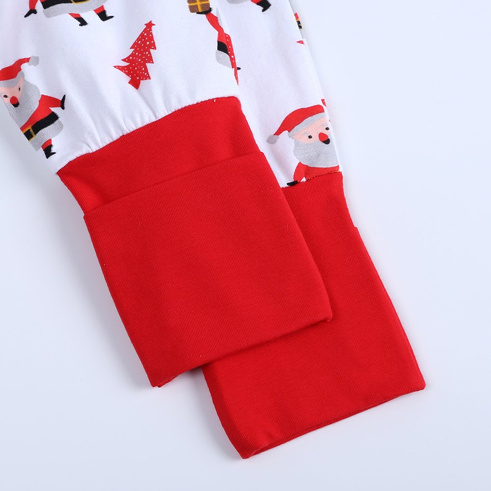 Wholesale newborn baby clothes long sleeve infant overalls christmas print baby pajamas
