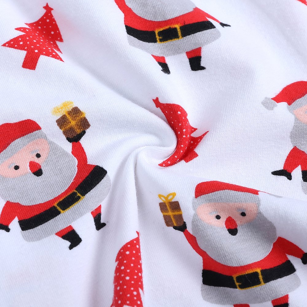 Wholesale newborn baby clothes long sleeve infant overalls christmas print baby pajamas