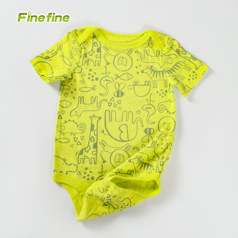 OEM ODM Fashion Lovely Summer Baby Grows 100 Cotton Bodysuit Romper