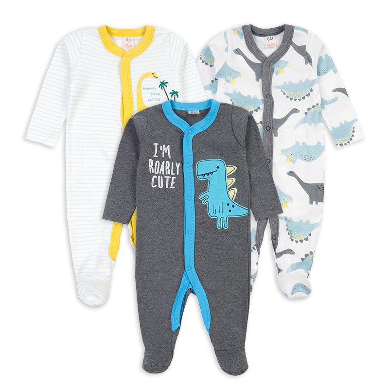 custom ropa para bebes newborn gift set baby onesie wholesale spring long sleeve applique design cute cartoon baby rompers girl