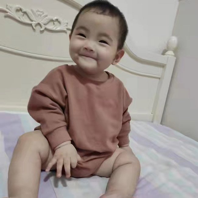 CPC Certificate Organic Cotton Oversized Baby Bubble Romper Baby Short Romper