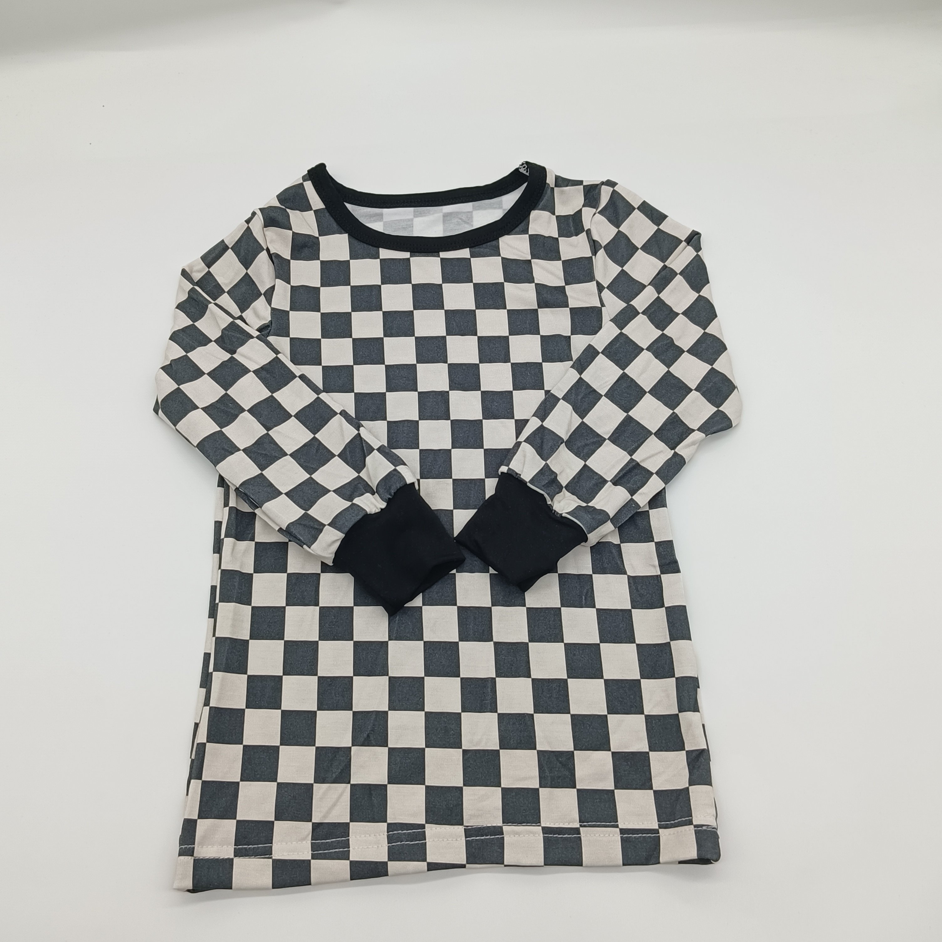 NEW design RTS low MOQ Bamboo baby customized animal pattern Clothing sets 2pcs