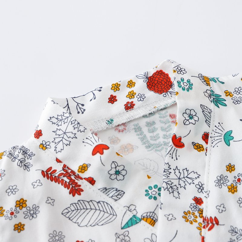 New design Japanese style short sleeve bodysuit baby summer rompers with ruffle kimono romper for outwear