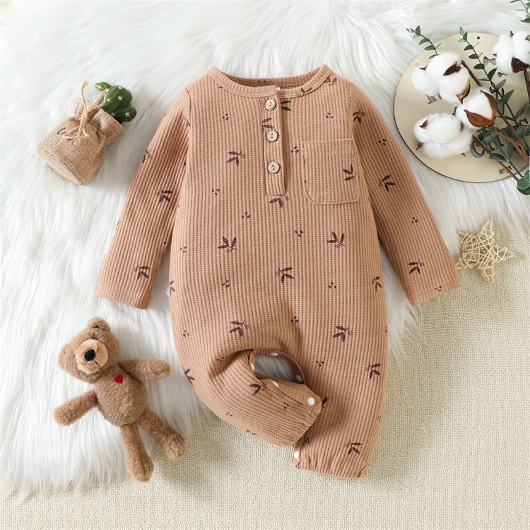 RTS Baby Infant Romper with Snaps Baby Newborn Jumpsuits Rompers Infant Clothes Boys Ready to Ship