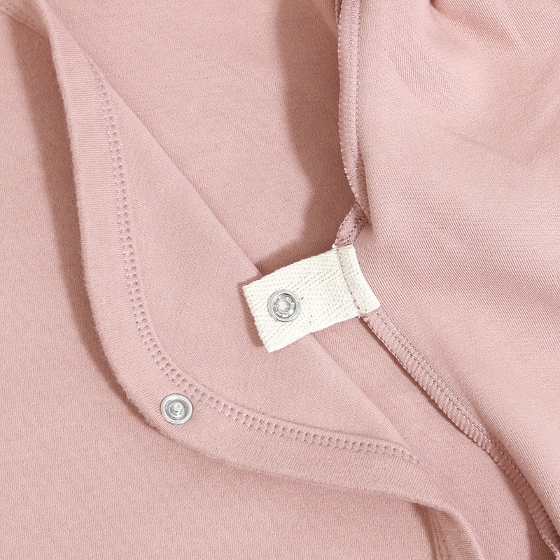 Wholesale Custom Autumn Infant Clothes Winter Long Sleeve V-Neck Jumpsuit With Snap Button Cotton Newborn Baby Rompers