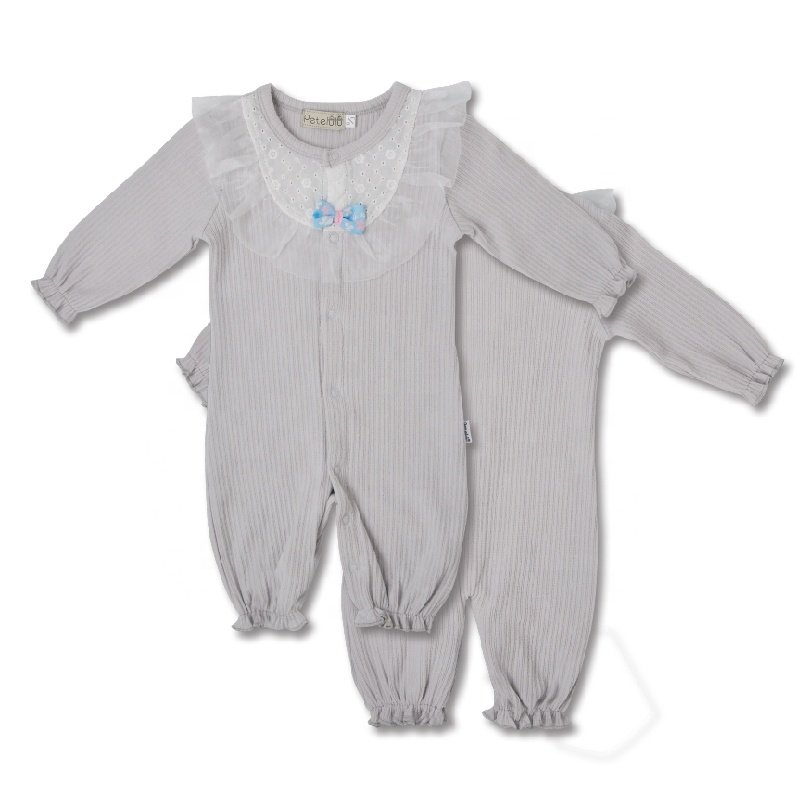 Hot selling products newborn baby romper 100% cotton long sleeve wholesale baby clothes Newborn Baby Gift Ser