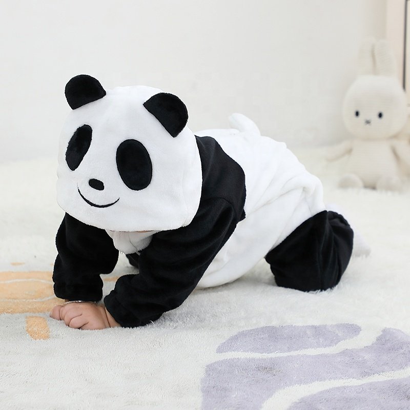 Long sleeve Baby Animal Rompers Flannel Kids Onesie Toddler Girls' Boys' Cartoon Costumes
