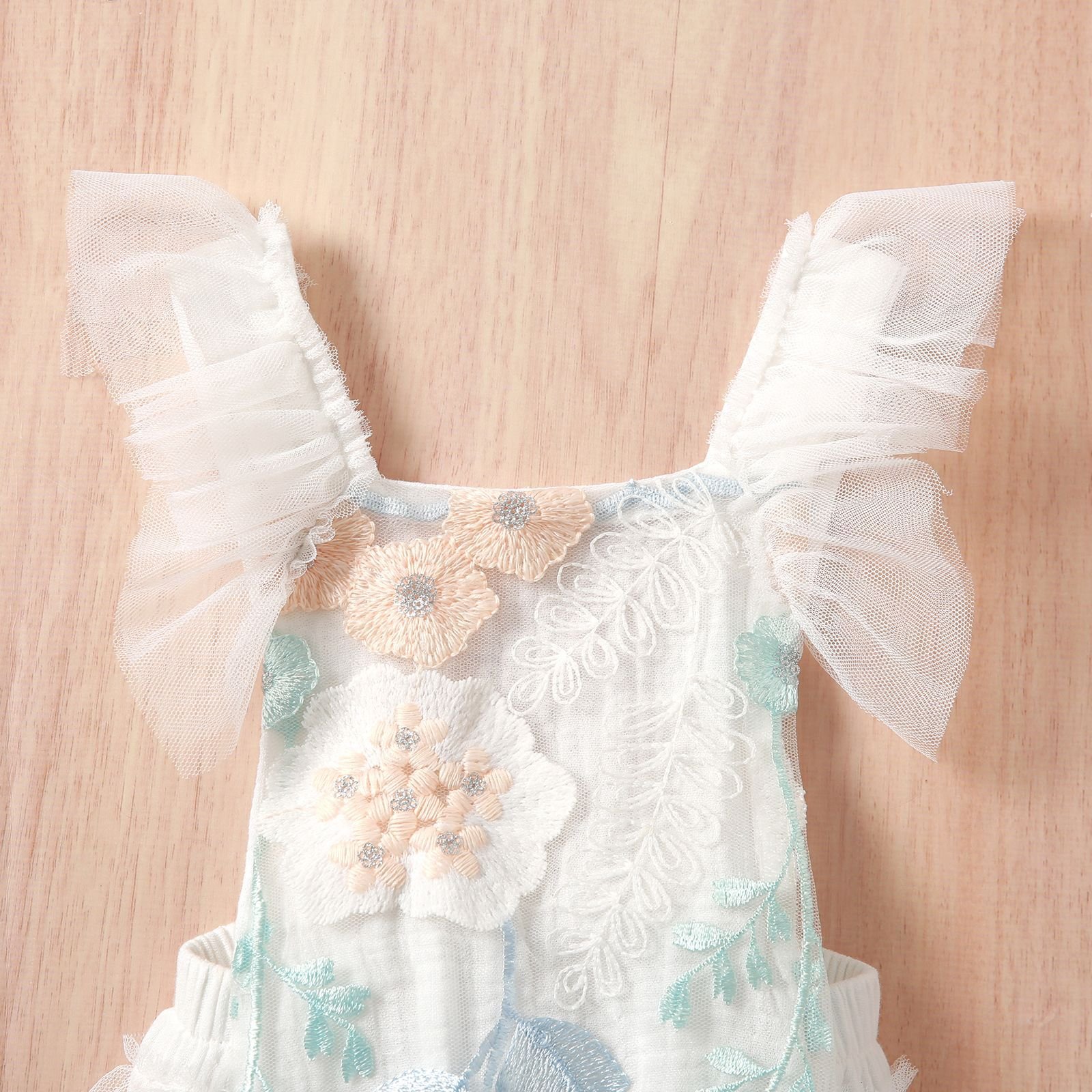 2022 summer new baby clothes high quality sleeveless Lace flower Baby romper Jumpsuit