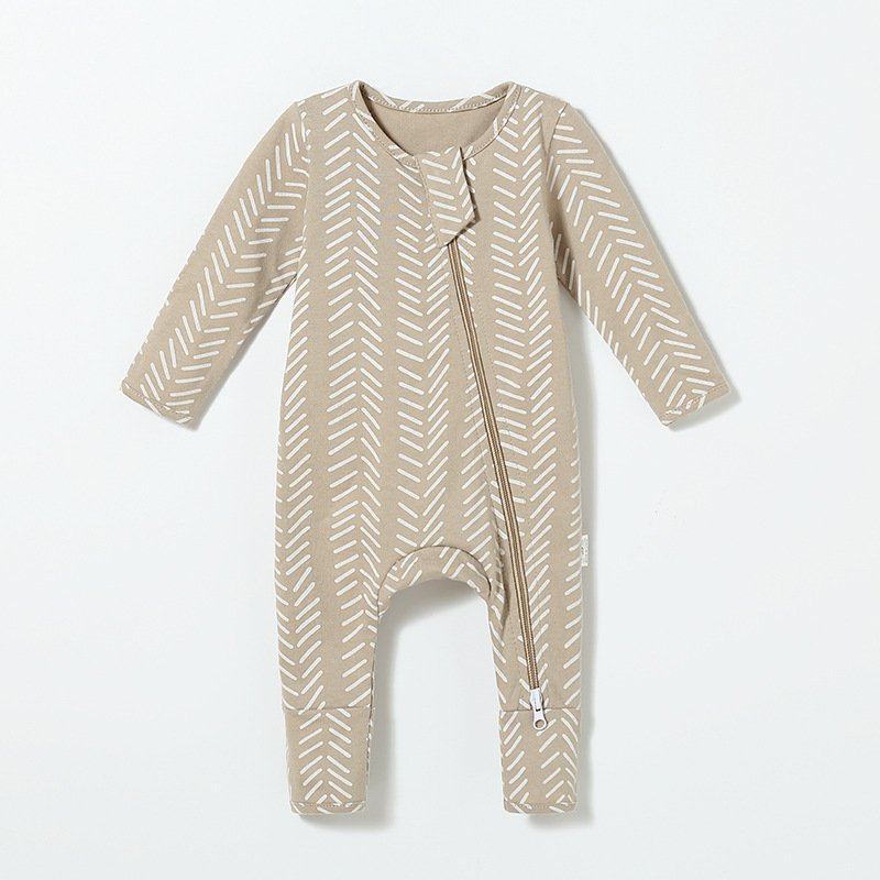 Custom printed Soft baby jumpsuit Pajamas Newborn Sleepers Onesies Bodysuit Printed wholesale Bamboo Pajamas Baby Rompers