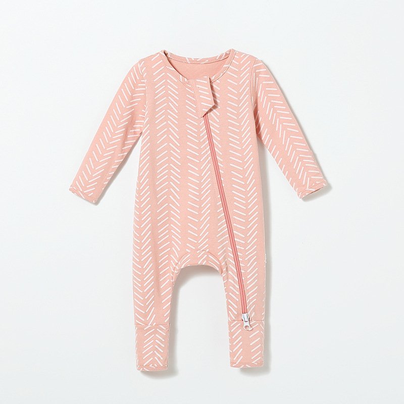 Custom printed Soft baby jumpsuit Pajamas Newborn Sleepers Onesies Bodysuit Printed wholesale Bamboo Pajamas Baby Rompers