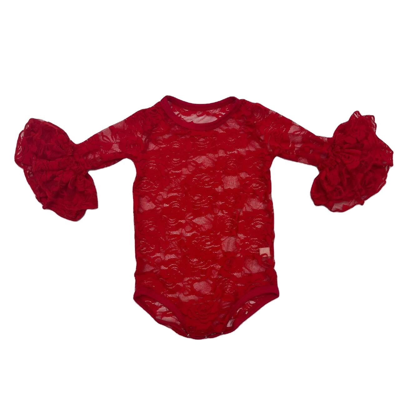QINGLI Boutique Long Arm Baby Body Suits Bamboo Baby Clothes Romper No Zipper Oversized Baby Romper