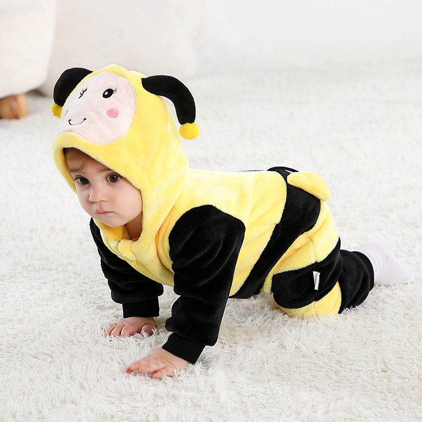 Autumn Hot Sale Kids Animal Clothes Unisex Baby Onesie Infant Christmas Comfortable Rompers