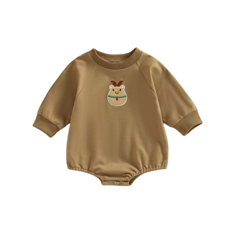Baby romper Children's Christmas autumn and winter clothing baby onesie crawling suit