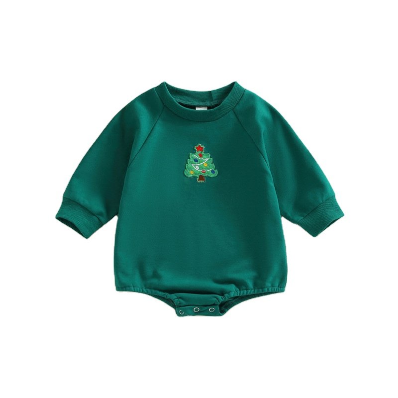 Baby romper Children's Christmas autumn and winter clothing baby onesie crawling suit