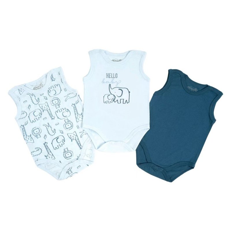 Cotton Comfortable Summer Romper For Baby 6 Styles Button Floral Print 3Piece Set 3-9m Sleeveless Baby Rompers Wholesale