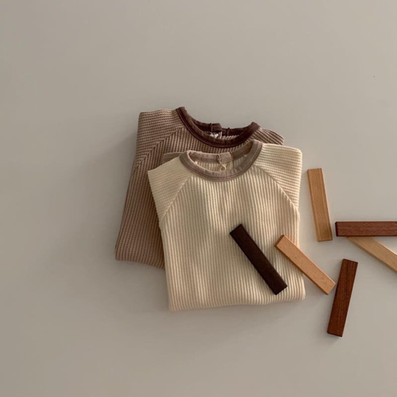Wholesale Autumn and winter newborn baby 100% cotton long-sleeve romper custom waffle soft breathable skin-friendly jumpsuit