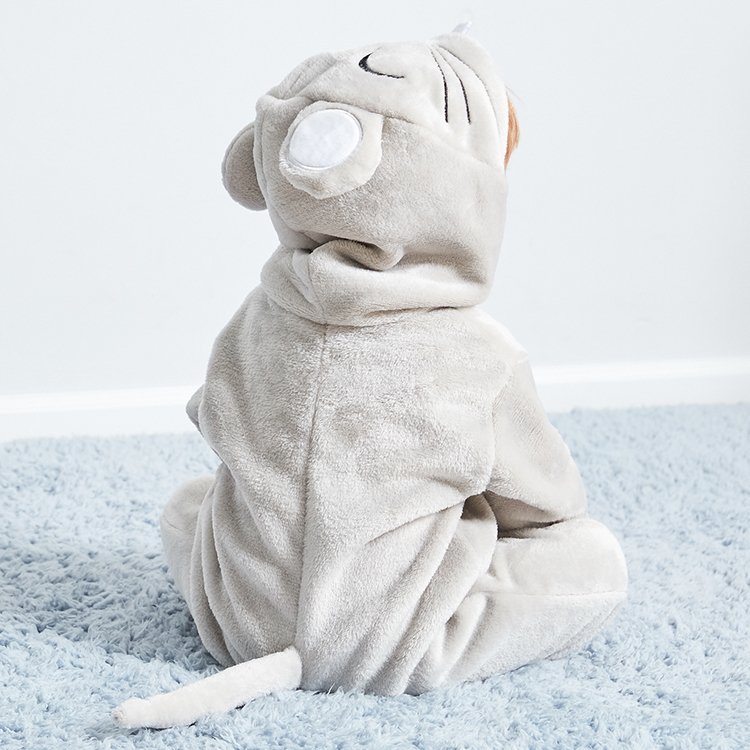 MICHLEY Wholesale Unisex Mouse Pajamas Newborn Cosplay Clothing Infant Costume Baby Knit Romper