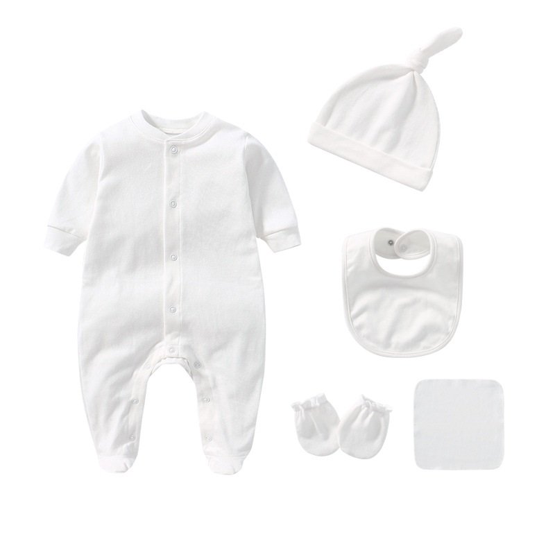 Factory Soft Baby Jumpsuit Pajamas Newborn Sleeper Onesie Boy Girl Clothes Printed Custom logo Baby Romper